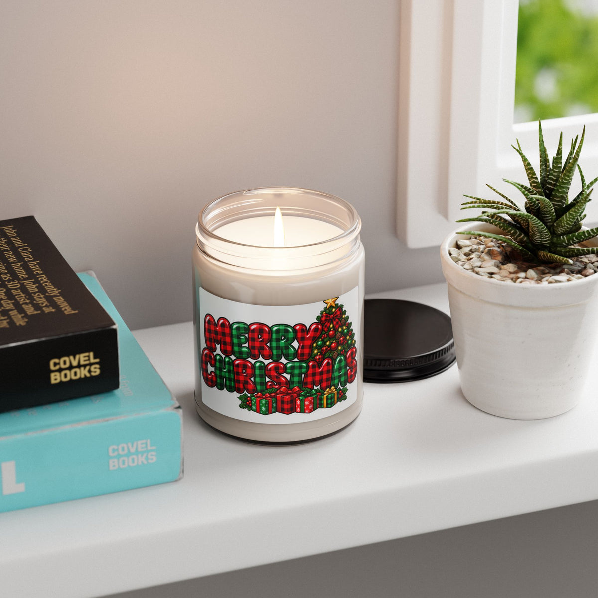 Merry Christmas 9oz Scented Soy Candle
