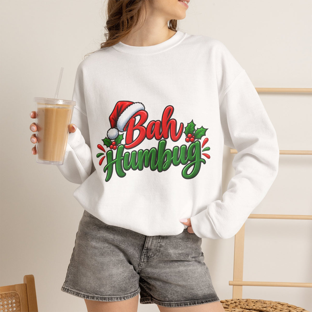 Bah Humbug Christmas Crewneck Sweatshirt