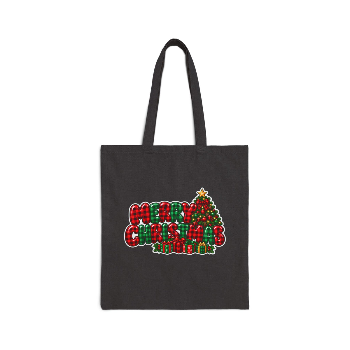Merry Christmas Canvas Tote Bag